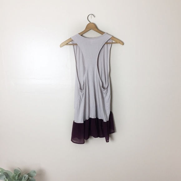[Victoria's Secret] Beige Plum Ruffle Tank Top - Picture 7 of 9